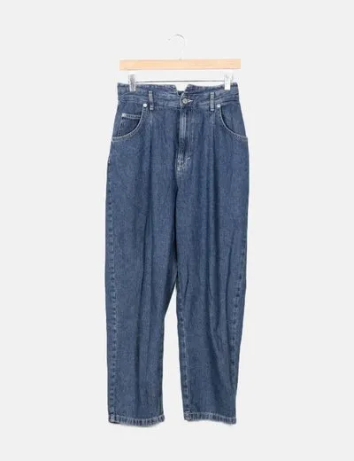 Pull&Bear Jeans azul slouchy