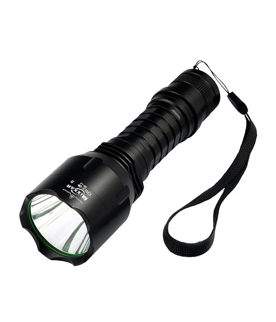 WATERPROOF LED CREE T6 RECARICABILE CON CARICABATTERIA